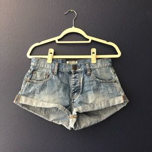 one teaspoon: jean shorts